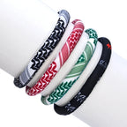 Armband met Arabisch Keffiye-patroon voor man of vrouw groen