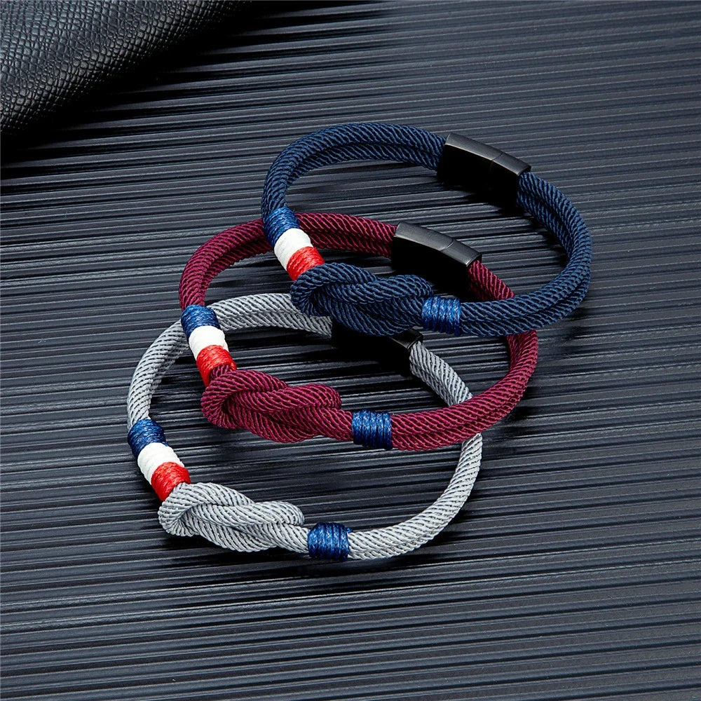 Armband met knoop van touw