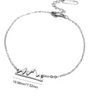 Bracelet avec Pendentif Montagne pour Femme