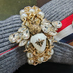Armband met witte bijenkralen