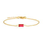 Bracelet avec Pierre de Naissance Colorée