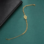 Armband met gouden of zilverkleurige Arabische hand van Fatma