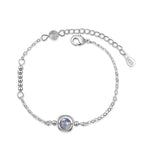 Bracelet avec Zircon Pierre de Lune