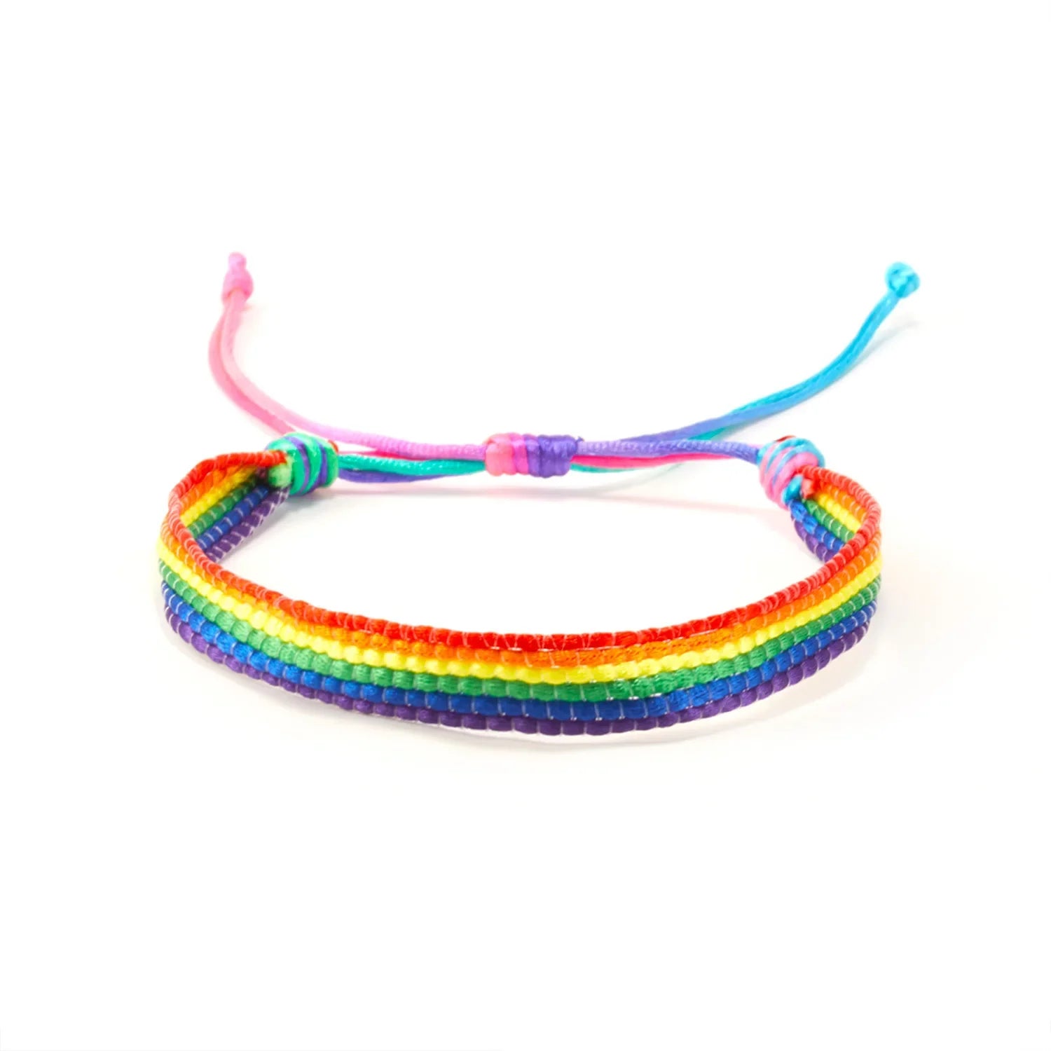 Multicolor Braziliaans damesarmband geel