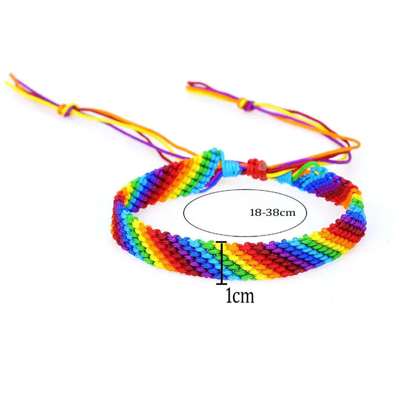 Handgemaakte, waterdichte, veelkleurige Braziliaanse armband