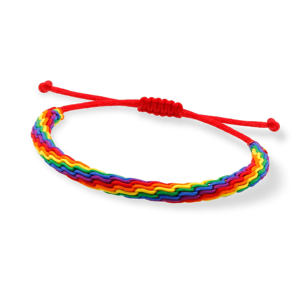 Multicolor Braziliaans damesarmband rood