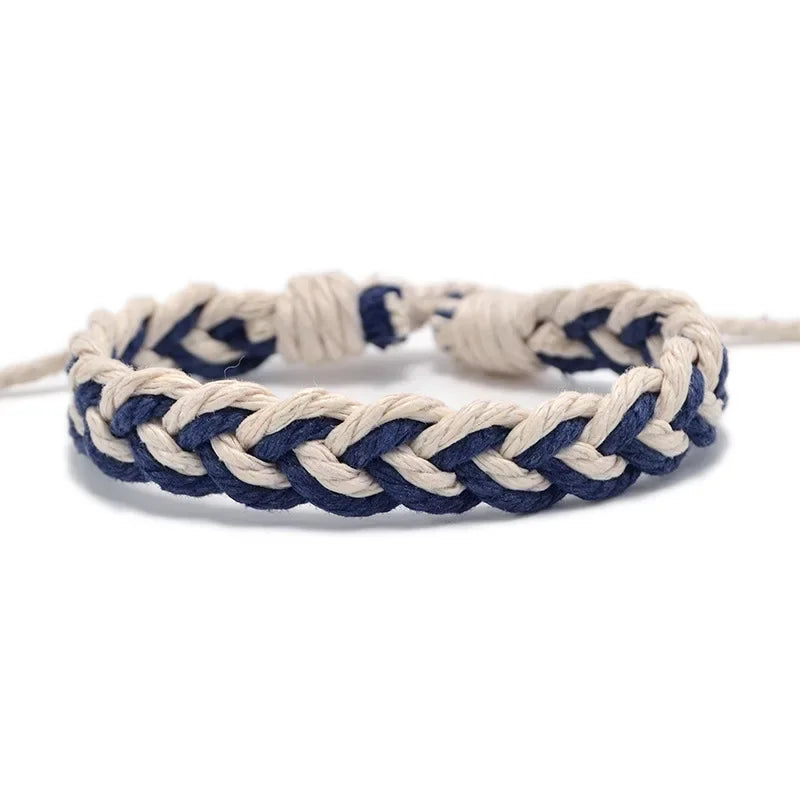 Ambachtelijke Braziliaanse armband in natuurlijke kleuren 
