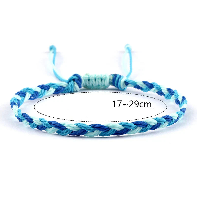 Handgemaakte blauwe Braziliaanse armband 