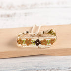 Boho geborduurde handgemaakte Braziliaanse armband beige