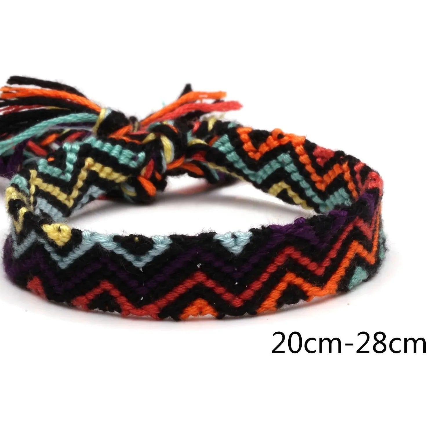 Waterdichte Braziliaanse armband met veelkleurig patroon