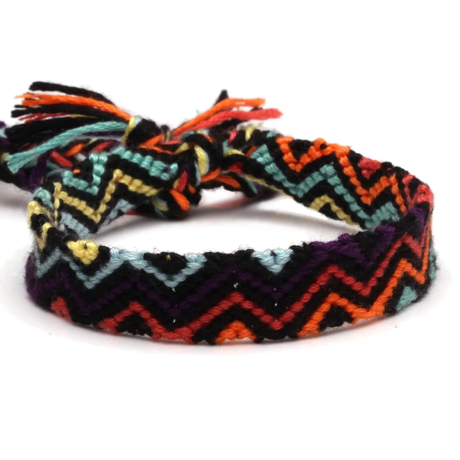 Waterdichte Braziliaanse armband met veelkleurig patroon