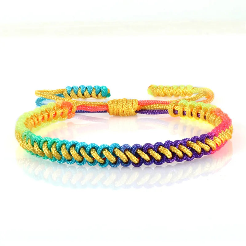 Multicolore Braziliaans armband voor dames geel