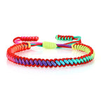 Multicolore Braziliaans armband voor dames rood