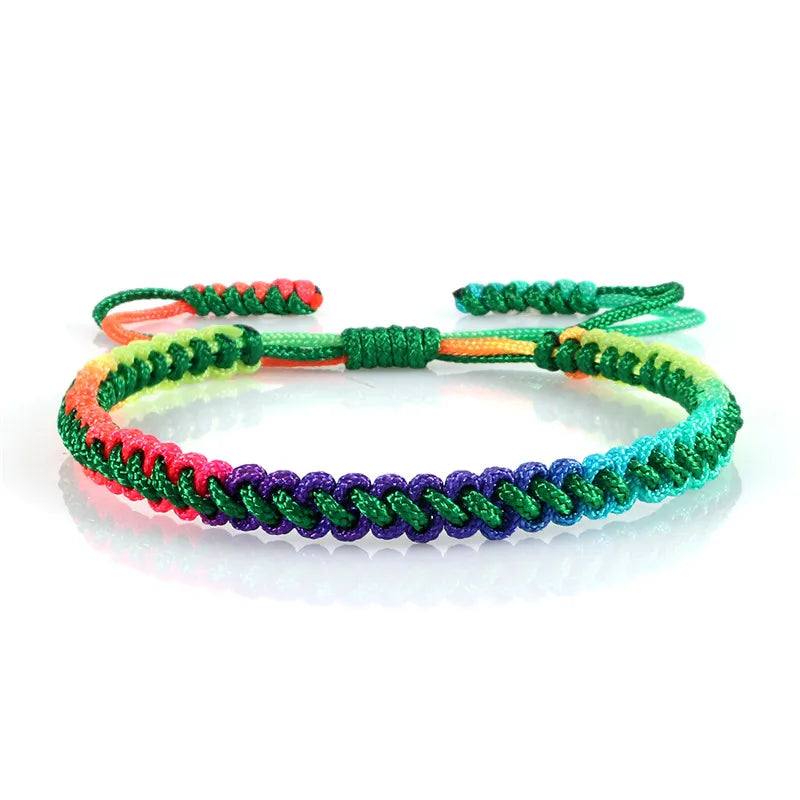Multicolore Braziliaans armband voor dames groen