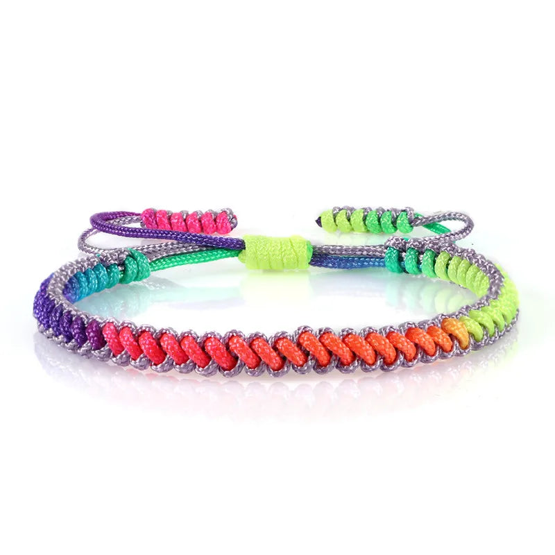 Multicolore Braziliaans armband voor dames paars
