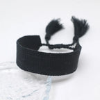Zachte Pastel Handgemaakte Braziliaanse armband zwart