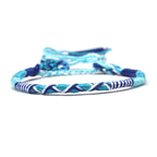 Braziliaans armbandje hippie bohemien stijl blauw