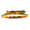 Braziliaans armbandje hippie bohemien stijl geel