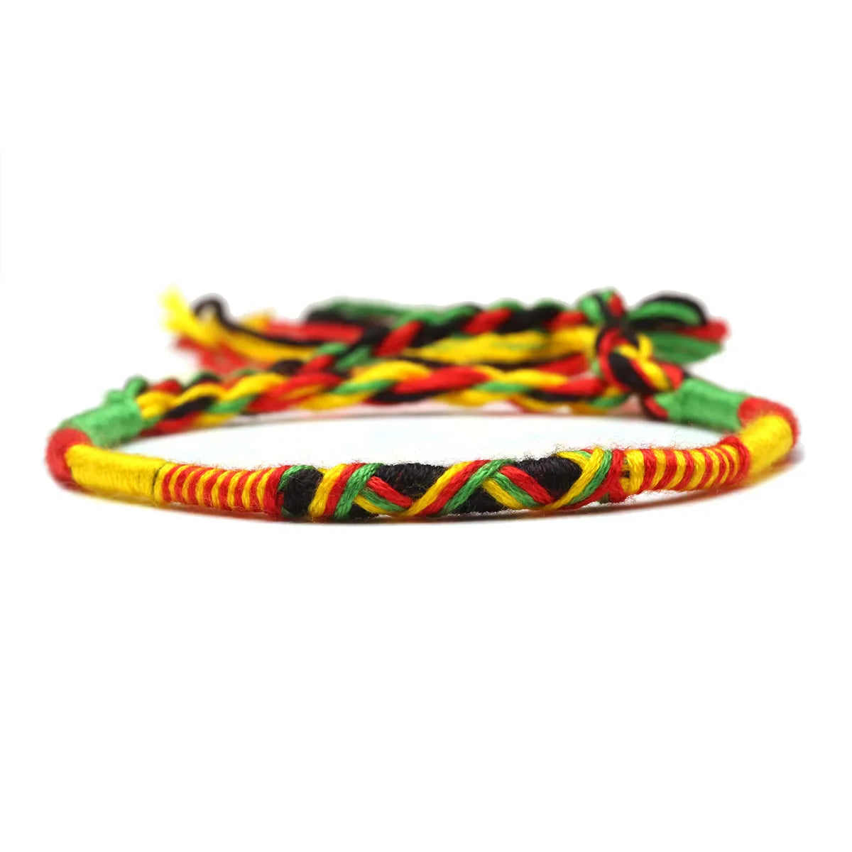 Braziliaans armbandje hippie bohemien stijl geel