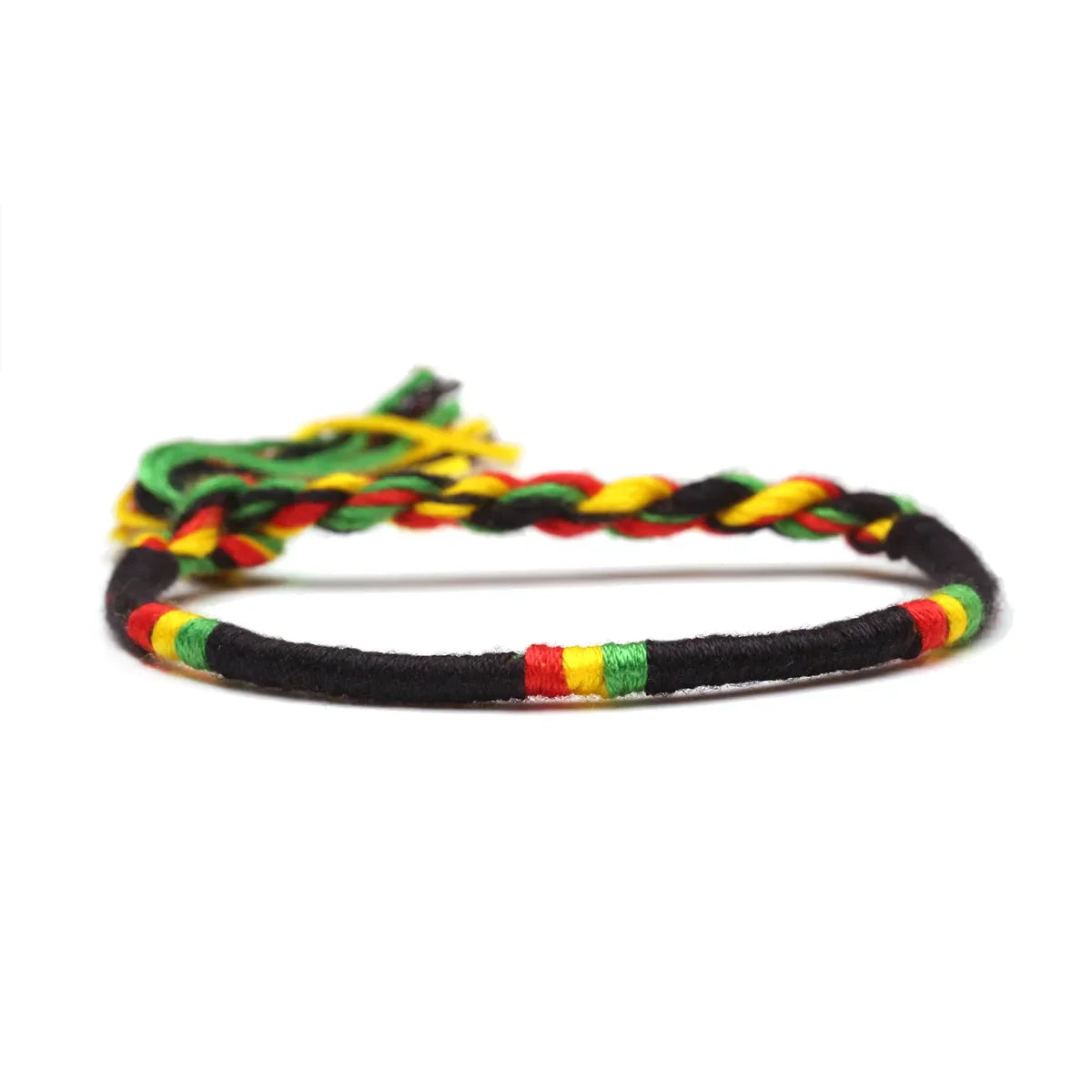 Braziliaans armbandje hippie bohemien stijl zwart