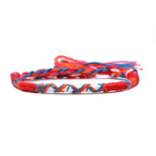 Braziliaans armbandje hippie bohemien stijl rood