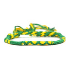 Braziliaans armbandje hippie bohemien stijl groen