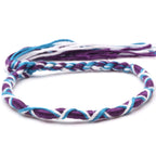 Braziliaans armbandje hippie bohemien stijl paars