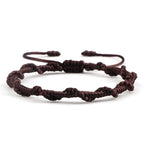 Handgemaakte gevlochten Braziliaanse armband bruin