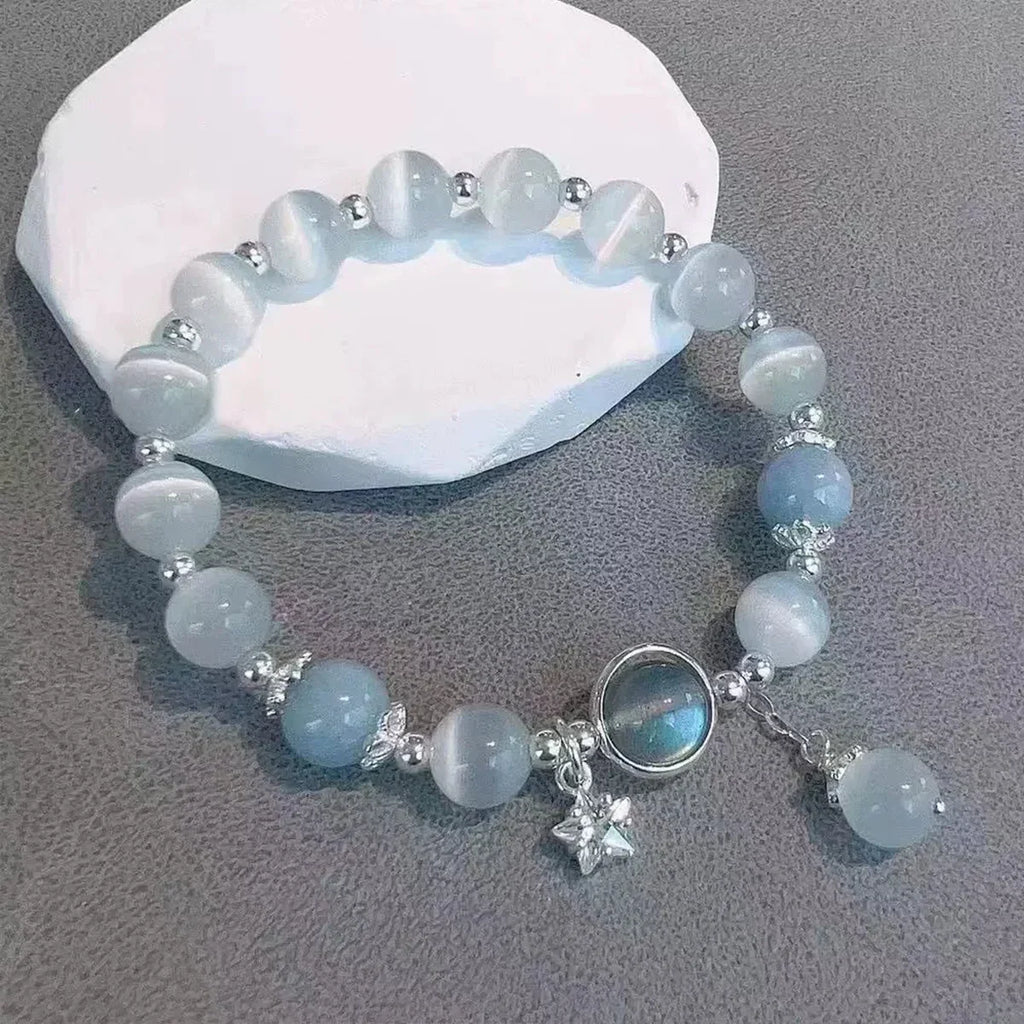 Hemelse armband met maansteen