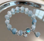 Hemelse armband met maansteen