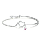 Bracelet coeur fantaisie