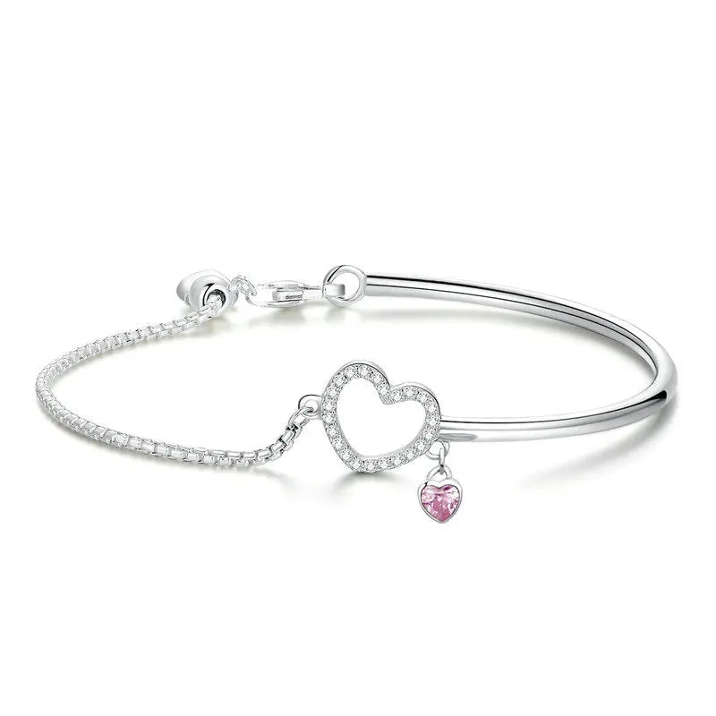 Bracelet coeur fantaisie