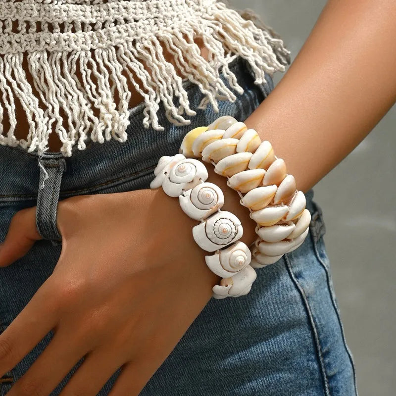 Schelp armband zee-escargot