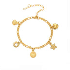 Bracelet Coquillages pour Femme or