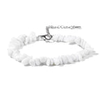 Armband koraal kleine witte splinters