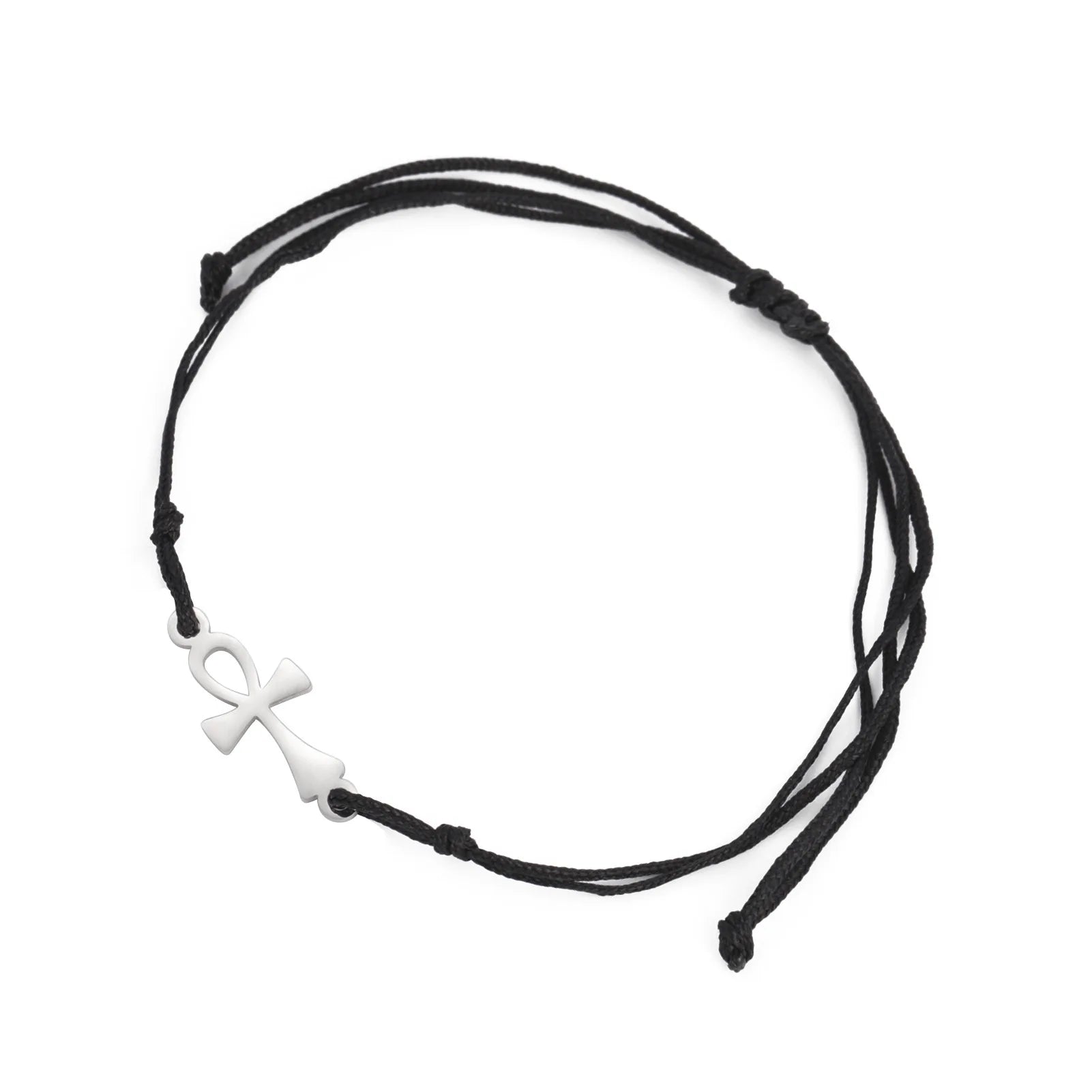 Bracelet Croix d'Ankh Egypte noir