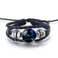 Bracelet Cuir Signe du Zodiaque 12 Constellations poisson