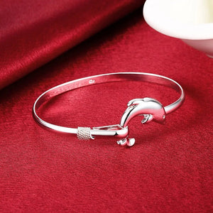 Bracelet Dauphin en Argent pour Femme