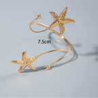 Boho-armband voor dames - zeester bicepsketting