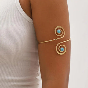 Bracelet de Bras et Bijou de Biceps Femme - Ornement Élégant Chaîne de Bras