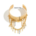 Dames bovenarmband met veren 