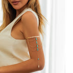 Dames bovenarmband goud