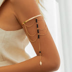 Dames bovenarmband goud