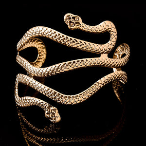 Bracelet de Bras Femme Serpent - Ornement Chaîne de Bras et Bijou de Biceps or