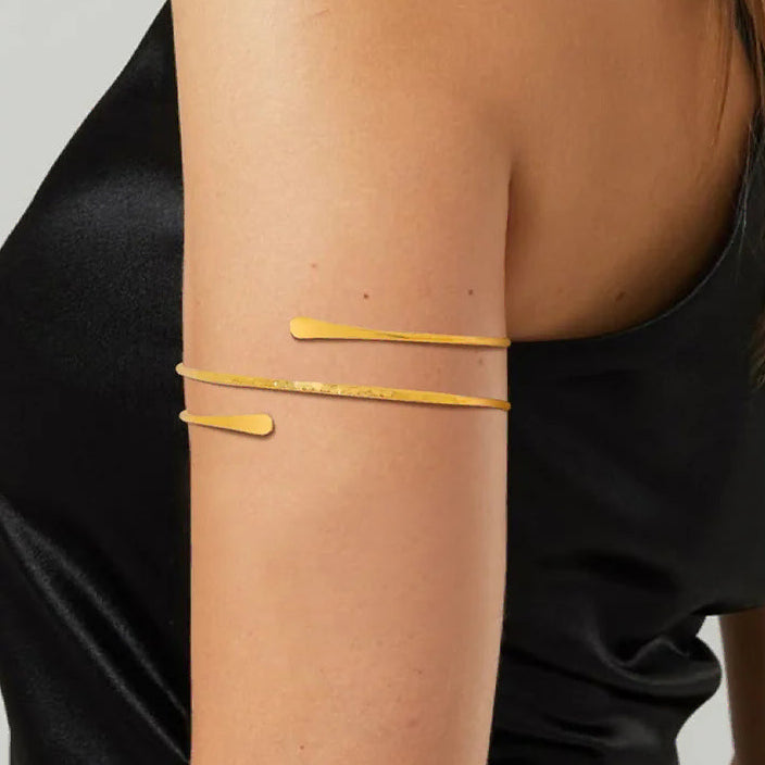Armband voor vrouwen - fijne goudkleurige bicepsketting