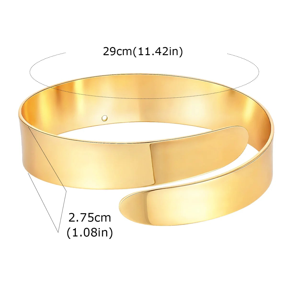 Gouden armband voor bovenarm voor dames - bicepsketting