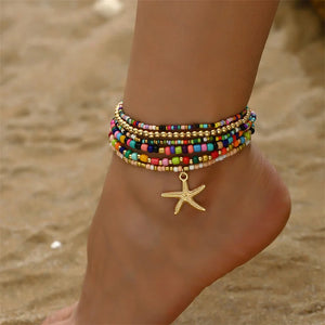Bracelet de Cheville avec Joli Coquillage 1