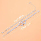 Enkelarmbandje "klein hartje" voor dames