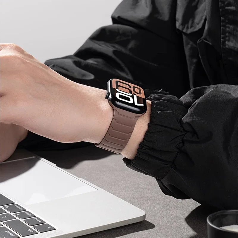 Magnetische vervangende band voor Apple Watch