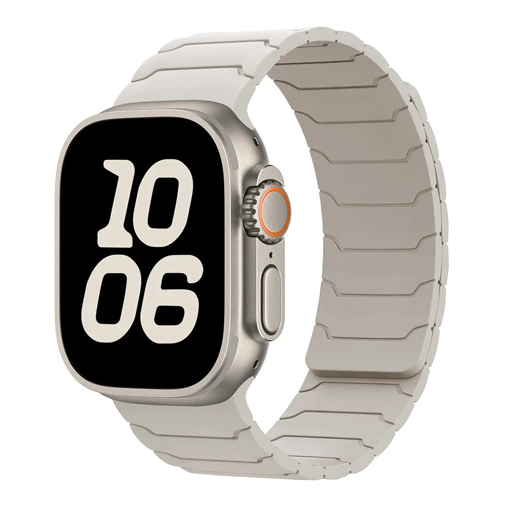 Magnetische vervangende band voor Apple Watch wit